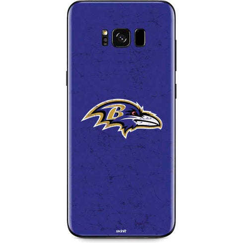 NFL Baltimore Ravens Distressed Galaxy S8 Plus Skin