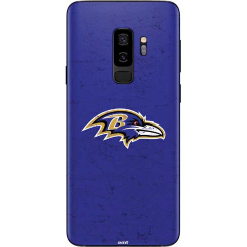 NFL Baltimore Ravens Distressed Galaxy S9 Plus Skin
