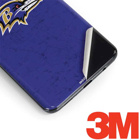 NFL Baltimore Ravens Distressed Galaxy S9 Skin