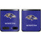 NFL Baltimore Ravens Distressed Galaxy Z Flip Skin