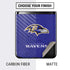 NFL Baltimore Ravens Distressed Galaxy Z Flip Skin