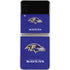NFL Baltimore Ravens Distressed Galaxy Z Flip3 5G Skin