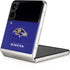 NFL Baltimore Ravens Distressed Galaxy Z Flip4 5G Skin