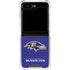 NFL Baltimore Ravens Distressed Galaxy Z Flip5 5G Clear Case