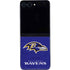NFL Baltimore Ravens Distressed Galaxy Z Flip5 5G Skin