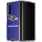 NFL Baltimore Ravens Distressed Galaxy Z Fold4 5G Clear Case
