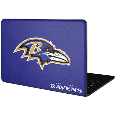 NFL Baltimore Ravens Distressed Google Pixelbook Go Skin