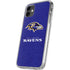 NFL Baltimore Ravens Distressed iPhone 11 Clear Case
