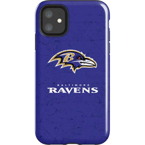 NFL Baltimore Ravens Distressed iPhone 11 Impact Case