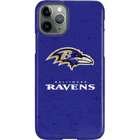 NFL Baltimore Ravens Distressed iPhone 11 Pro Lite Case