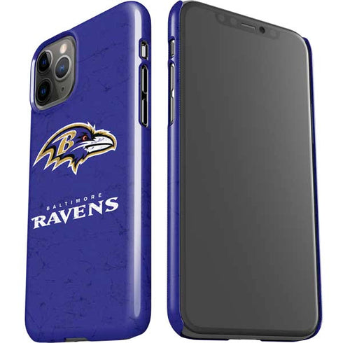 NFL Baltimore Ravens Distressed iPhone 11 Pro Lite Case