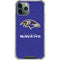 NFL Baltimore Ravens Distressed iPhone 11 Pro Max Clear Case