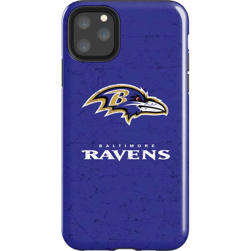 NFL Baltimore Ravens Distressed iPhone 11 Pro Max Impact Case