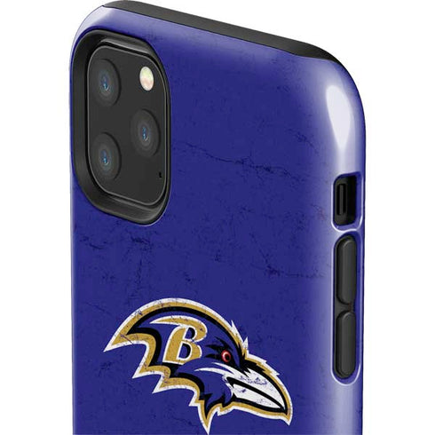 NFL Baltimore Ravens Distressed iPhone 11 Pro Max Impact Case