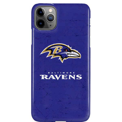 NFL Baltimore Ravens Distressed iPhone 11 Pro Max Lite Case