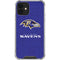 NFL Baltimore Ravens Distressed iPhone 12 Clear Case