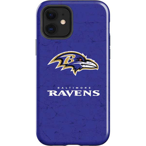 NFL Baltimore Ravens Distressed iPhone 12 Impact Case