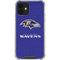 NFL Baltimore Ravens Distressed iPhone 12 Mini Clear Case