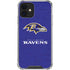 NFL Baltimore Ravens Distressed iPhone 12 Mini Clear Case