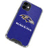 NFL Baltimore Ravens Distressed iPhone 12 Mini Clear Case
