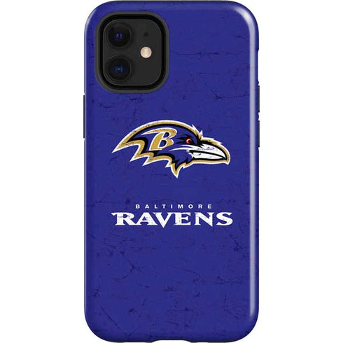 NFL Baltimore Ravens Distressed iPhone 12 Mini Impact Case