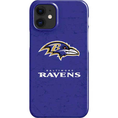 NFL Baltimore Ravens Distressed iPhone 12 Mini Lite Case