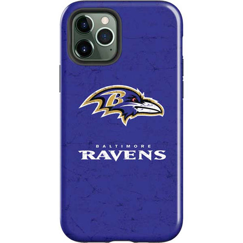 NFL Baltimore Ravens Distressed iPhone 12 Pro Max Impact Case