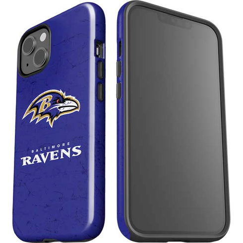 NFL Baltimore Ravens Distressed iPhone 13 Impact Case