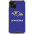 NFL Baltimore Ravens Distressed iPhone 13 Mini Clear Case