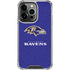 NFL Baltimore Ravens Distressed iPhone 13 Pro Clear Case