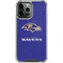 NFL Baltimore Ravens Distressed iPhone 13 Pro Max Clear Case