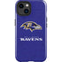 NFL Baltimore Ravens Distressed iPhone 15 Plus Impact Case
