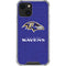 NFL Baltimore Ravens Distressed iPhone 15 Plus Clear Case