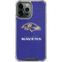 NFL Baltimore Ravens Distressed iPhone 15 Pro Max Clear Case