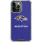 NFL Baltimore Ravens Distressed iPhone 14 Pro Max Clear Case