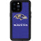 NFL Baltimore Ravens Distressed iPhone 14 Pro Max Waterproof Case