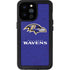 NFL Baltimore Ravens Distressed iPhone 14 Pro Max Waterproof Case