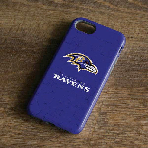 NFL Baltimore Ravens Distressed iPhone 8 Pro Case