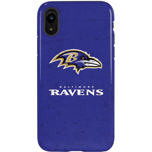 NFL Baltimore Ravens Distressed iPhone XR Pro Case