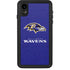 NFL Baltimore Ravens Distressed iPhone XR Waterproof Case