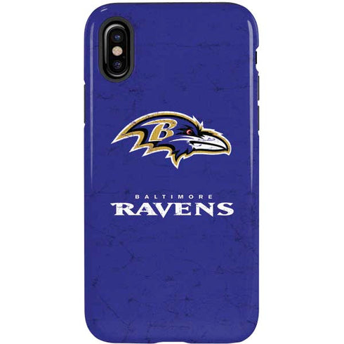 NFL Baltimore Ravens Distressed iPhone XS Pro Case