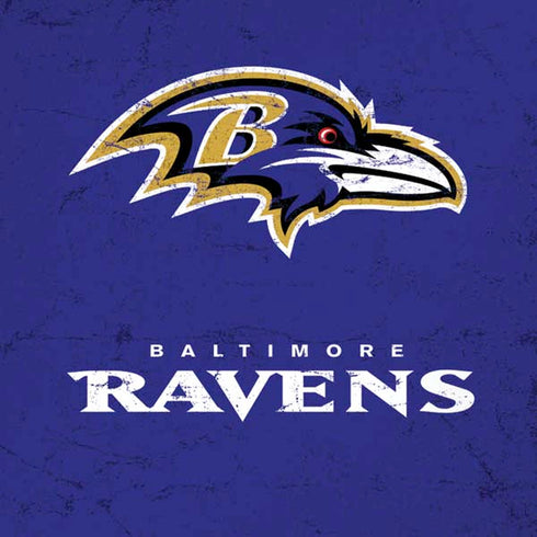 NFL Baltimore Ravens Distressed iPhone XS Skin