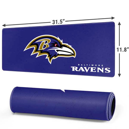NFL Baltimore Ravens Distressed Gaming Mouse Pad