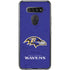 NFL Baltimore Ravens Distressed LG K51/Q51 Clear Case