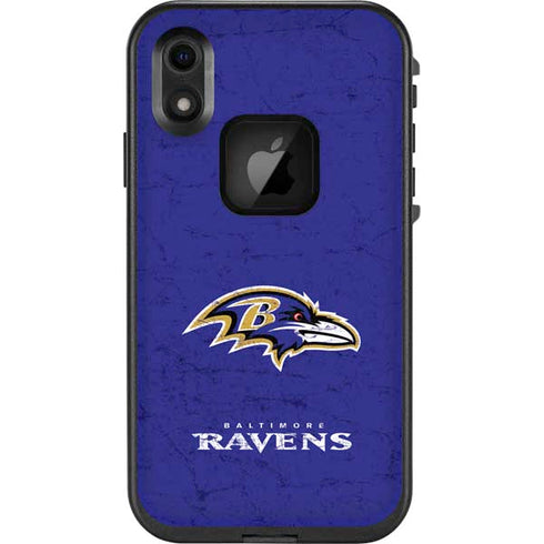 NFL Baltimore Ravens Distressed LifeProof Fre iPhone Skin