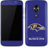 NFL Baltimore Ravens Distressed Moto E5 Play Skin