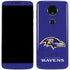 NFL Baltimore Ravens Distressed Moto E5 Plus Skin