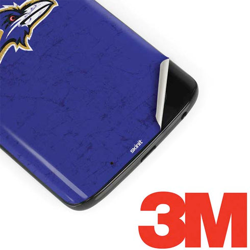 NFL Baltimore Ravens Distressed Moto G6 Skin