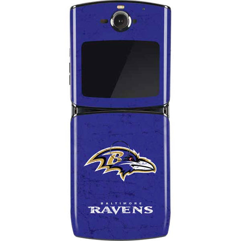 NFL Baltimore Ravens Distressed Motorola RAZR Skin