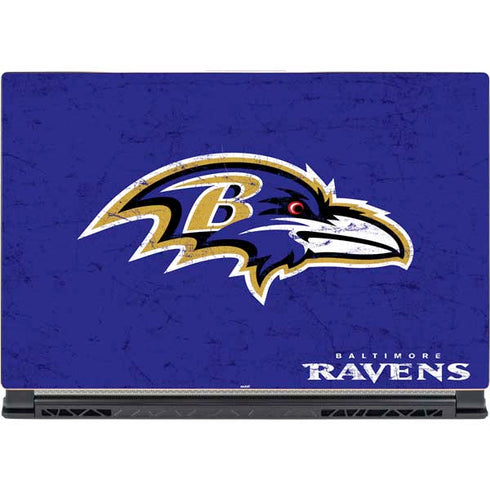NFL Baltimore Ravens Distressed MSI GS65 Stealth Laptop Skin